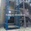 warehouse hydraulic cargo vertical mast lift